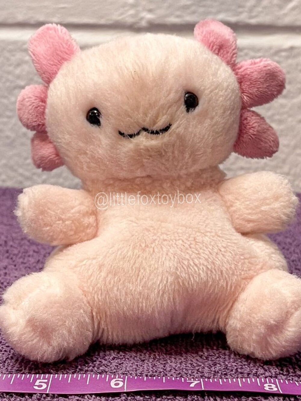 Aurora Palm Pals Ax Axolotl Plush 2023 Pink Salamander Amphibian Cute ESSA Soft